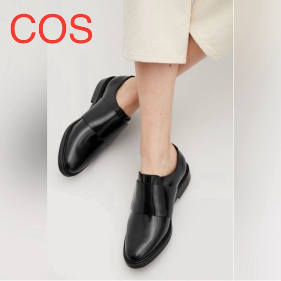 COS Shoes - COS leather velcro Wrap-over loafer, so comfortable and easy going shoe.